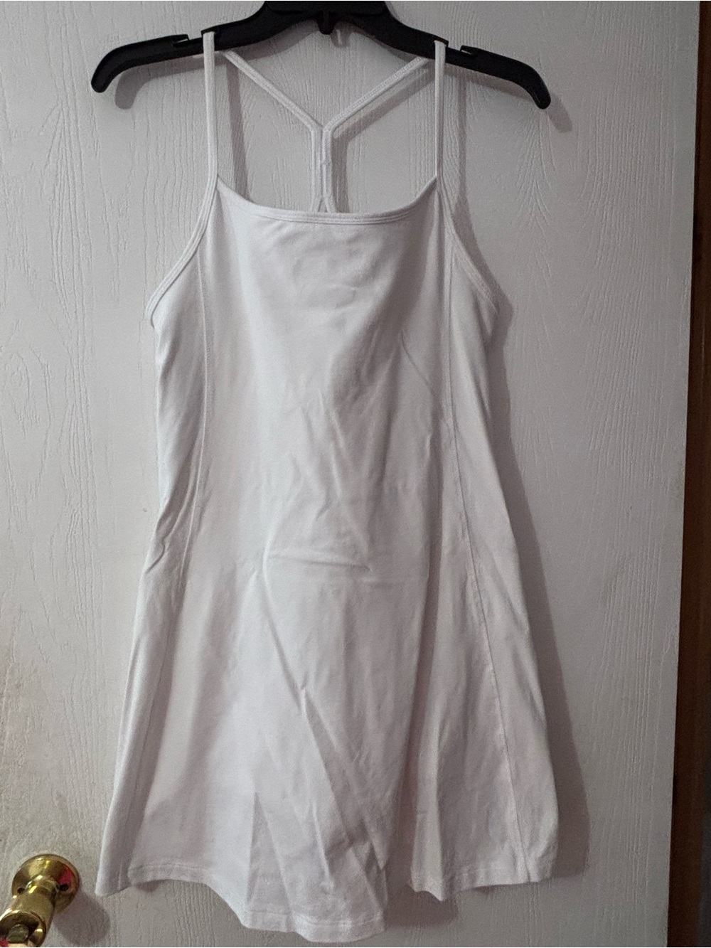 PINK Victoria's Secret White Mini Dress with T-Back Straps